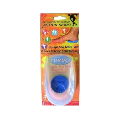 Calcanheira Siligel Para Esporão Com Ponto Azul