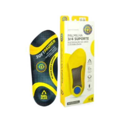 Palmilha Ortopédica 3/4 Suporte Softpauher Ortho Pauher