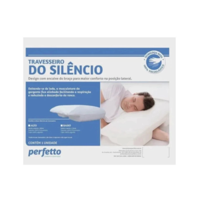 Travesseiro do Silêncio Perfil Baixo Perfetto
