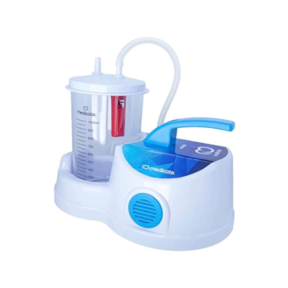 Aspirador Cirurgico 1l Medicate Md100 Bomba Vacuo Aspiradora